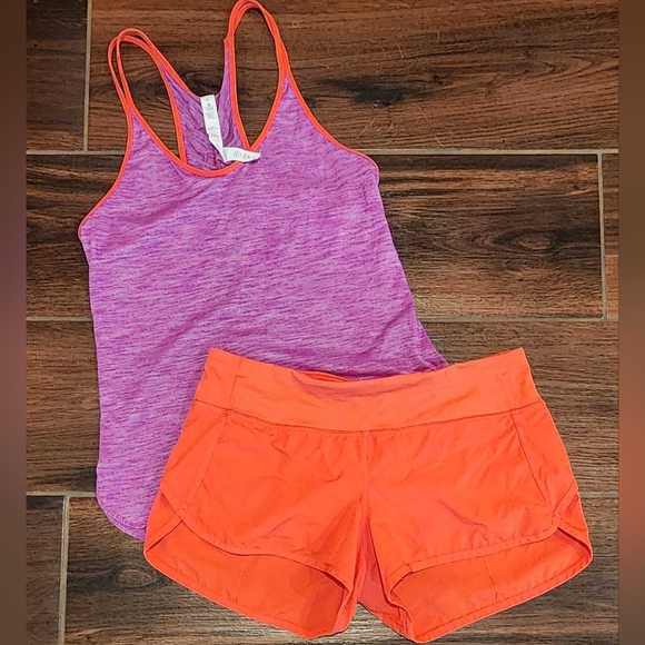 Lululemon What the Sport tank and Speed Up shorts - size 6 - Picture 2 of 7